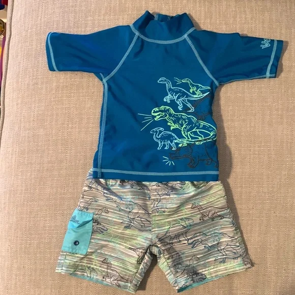 Uv Skinz Swim Uv Skinz Rash Guard With Swim Trunks Poshmark